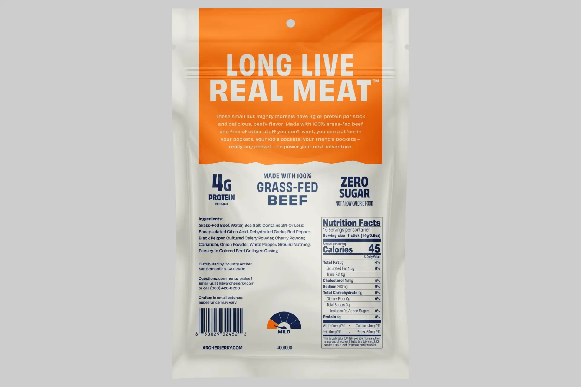 Archer Mini Grass-Fed Beef Sticks