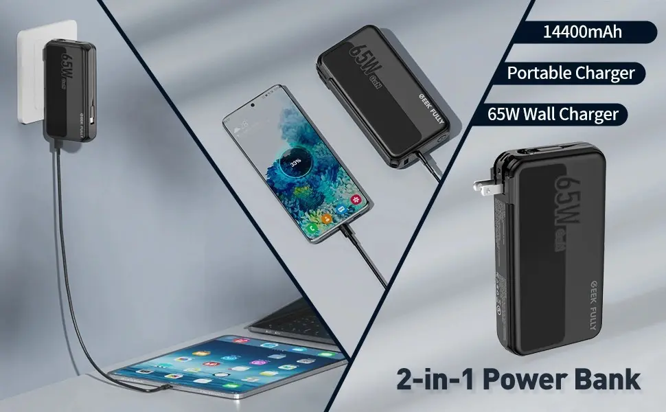 2-in-1 Portable Charger