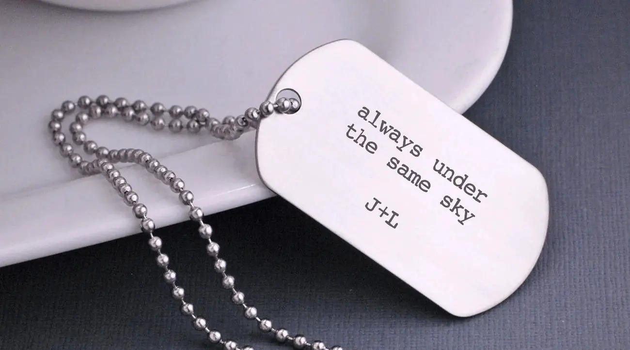 Custom Dog Tag Necklace
