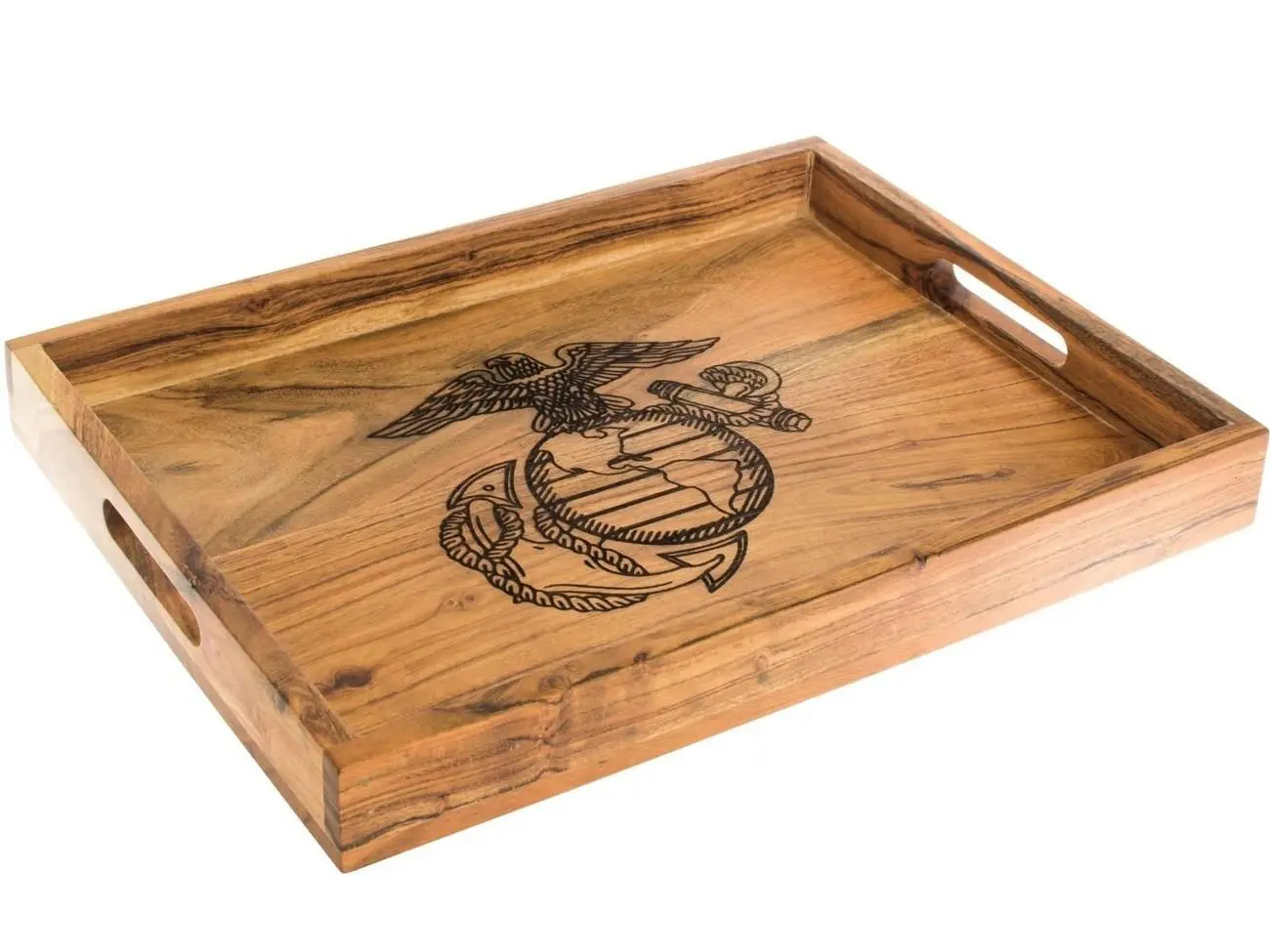 Eagle Globe and Anchor USMC Bar Tray