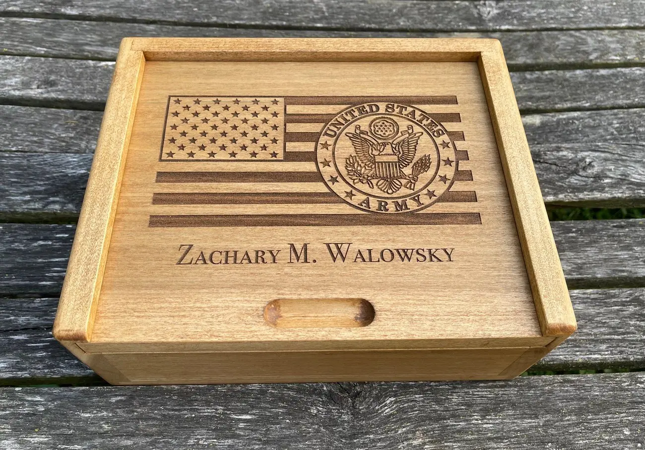 Engraved Keepsake Box