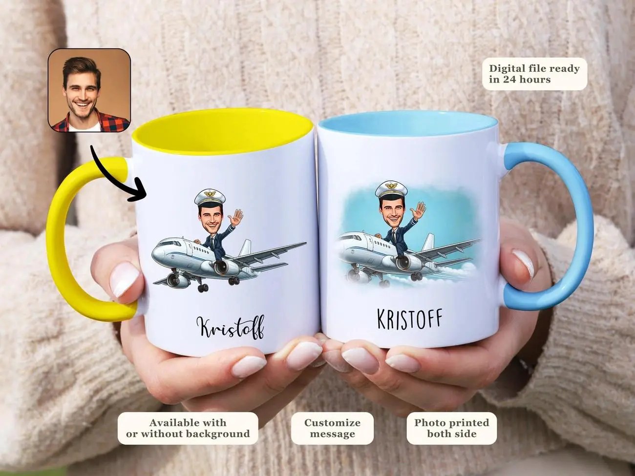 Personalized Pilot Mug