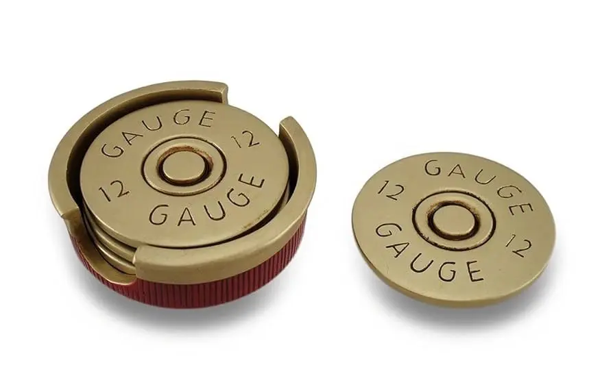 Shotgun Shell Coaster Set