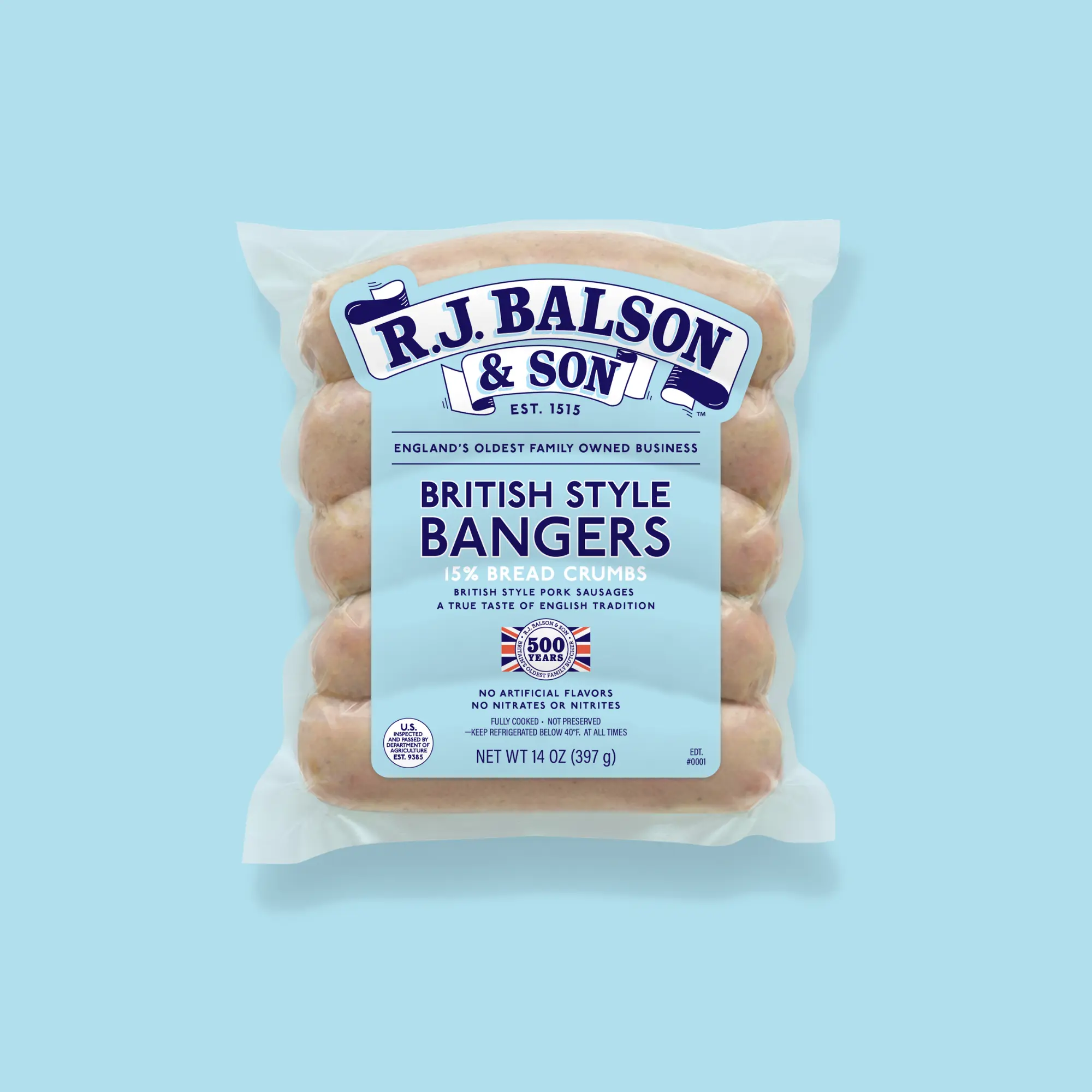 RJ Balson & Son British bangers