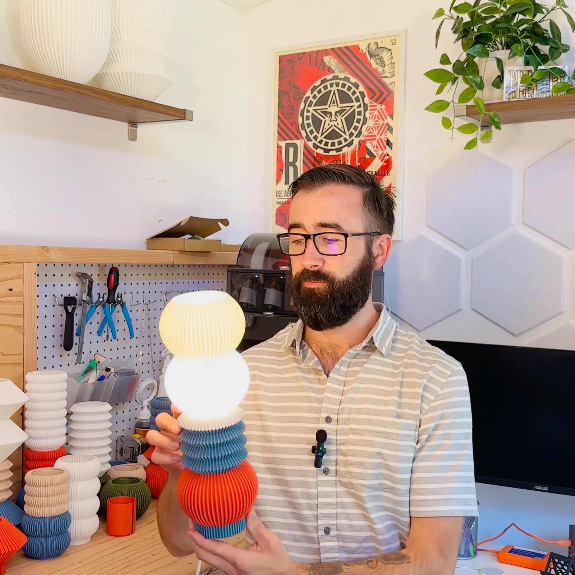 Melt Mod modular lamp design