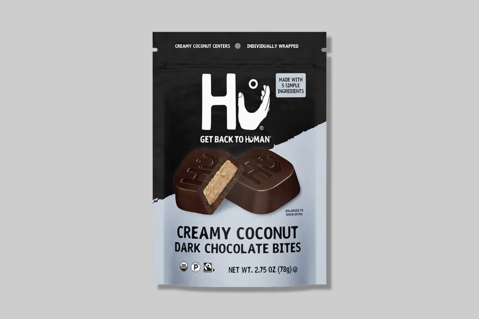 Hu Kitchen Creamy Coconut Dark Chocolate Bites