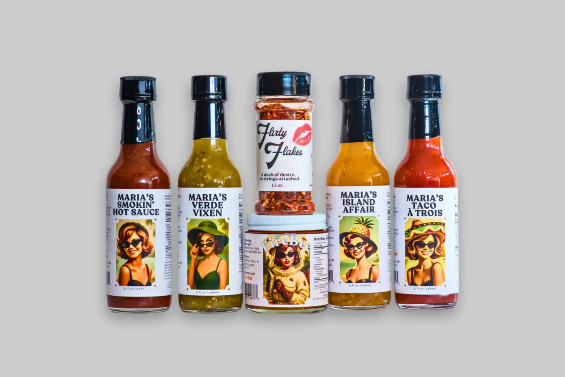 Maria's Sauce Complete Crush Hot Sauce Set