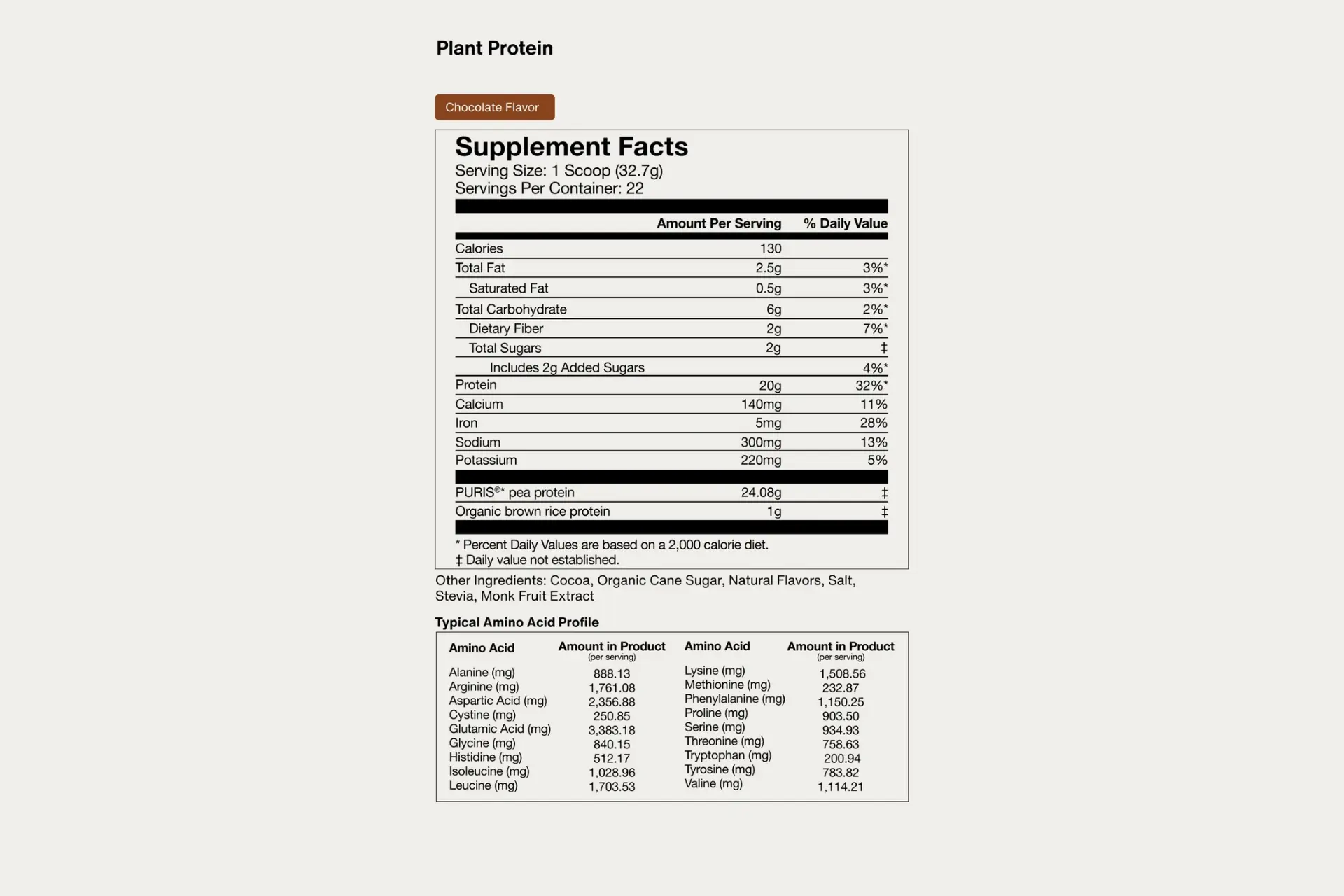 Momentous Plant Protein Powder