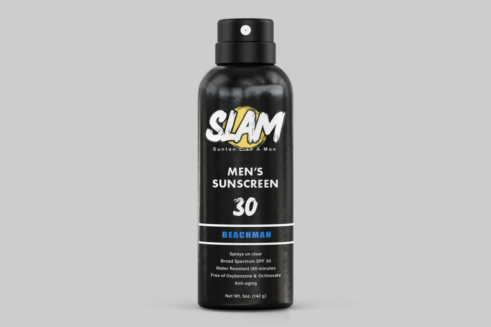 Slam Lotion Men's Scented Sunscreen Spray