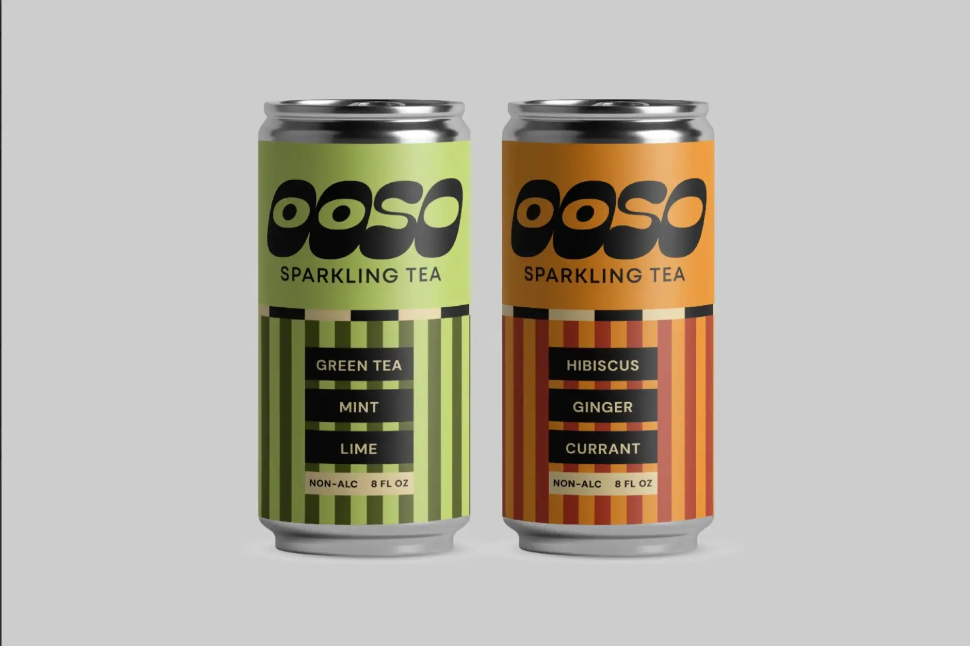OOSO Sparkling Tea can