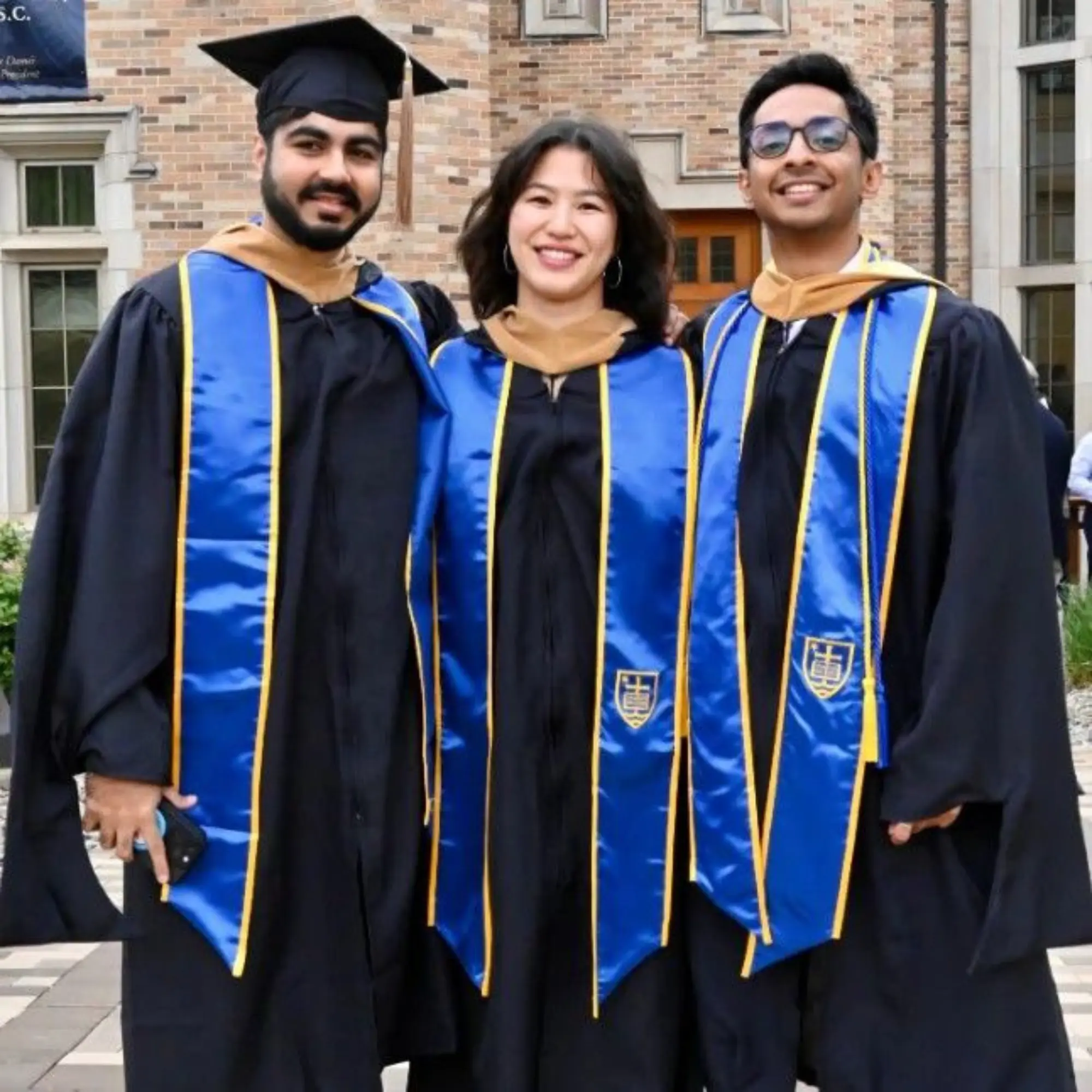 NutriPop co-founders at Notre Dame