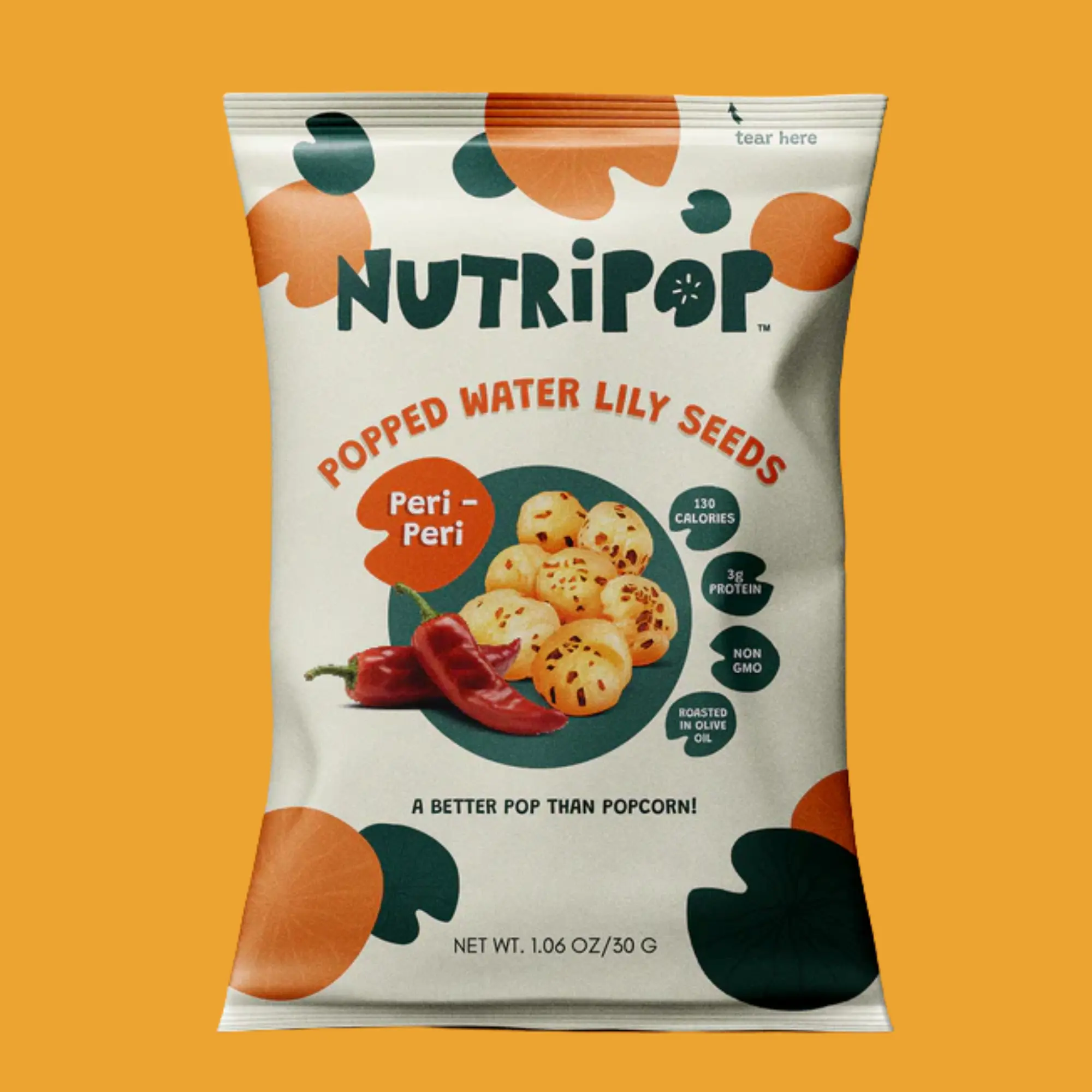 NutriPop popped water lily seeds product