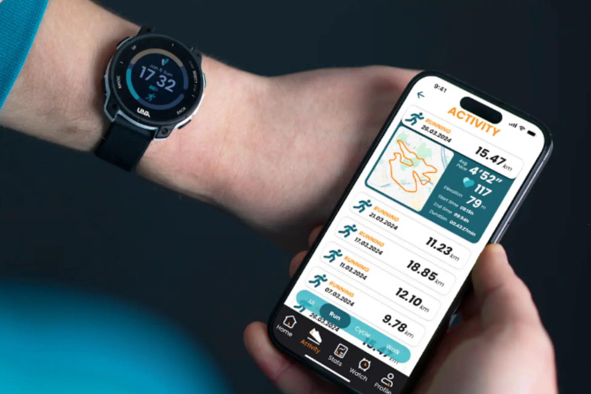 Una Watch Modular GPS Sports Watch